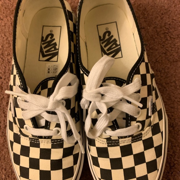used checkered vans